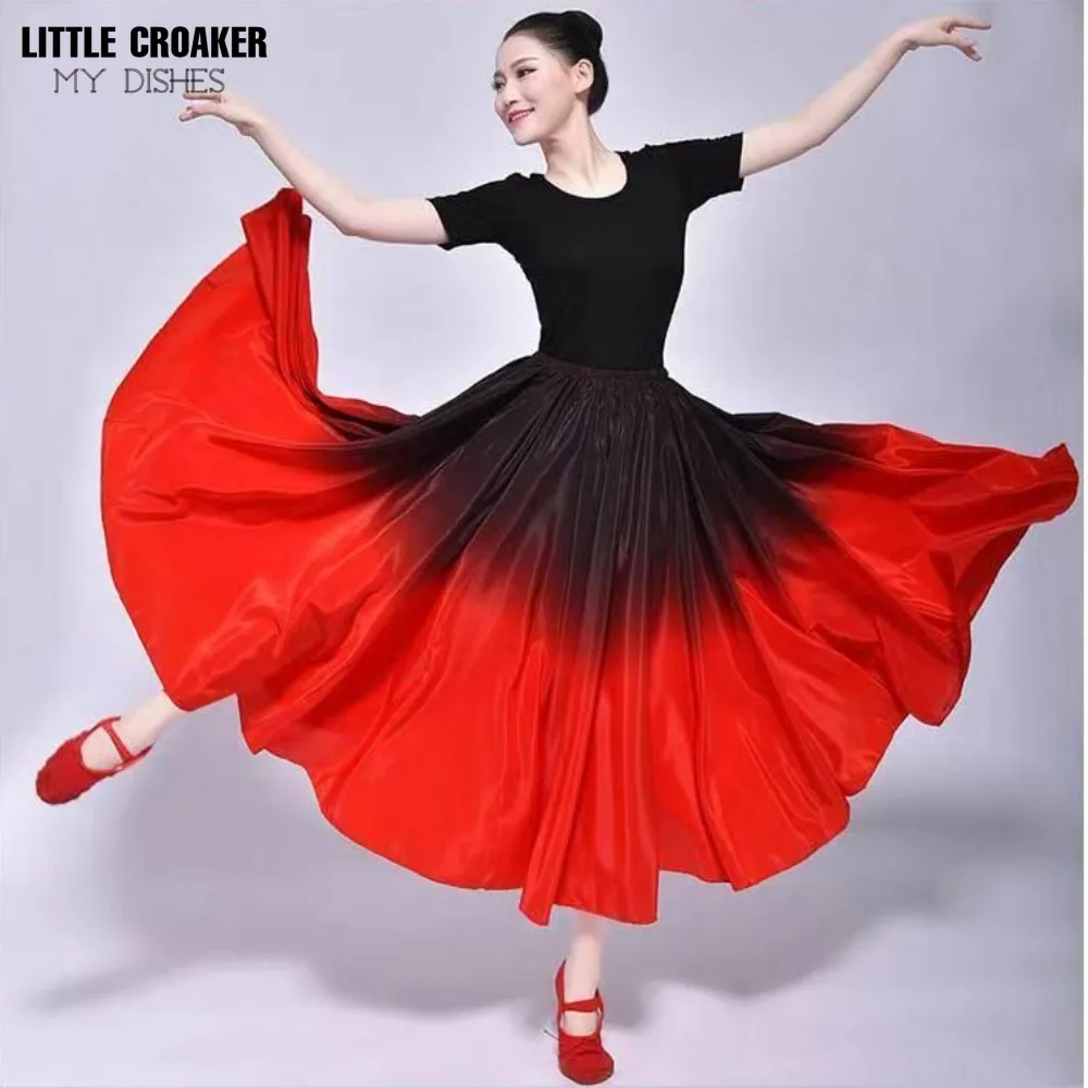 Spain Flamenco Dance Performer Dresses for Women Stage Performance Dancing Skirts 360/540/720 Degree Costumes Female Vestido women flamenco dresses