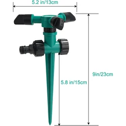 Garden 360° Rotating Automatic Watering Sprinkler for Agricultural Irrigation (1Pcs)