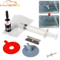 Car Windshield Repair Resin Kit Tools Windscreen Break Scratch Restoration Protective Stickers Glass Cleaner Care No Trace Wash 1