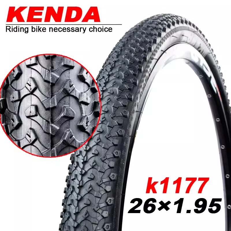 

KENDA K1177 Bicycle Tire 26*1.95 Mountain Bike Tyre Non-slip Mtb tires 26 inch Tyres Cycling Part