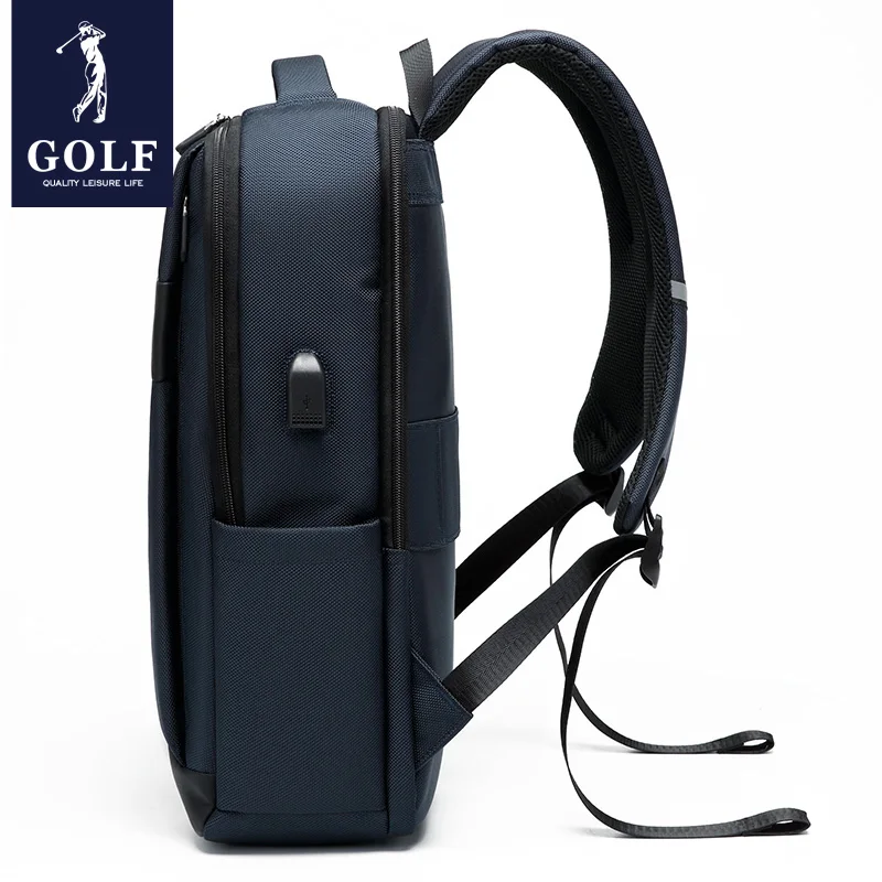 GOLF Business Laptop Backpack Elegant Mens Backpacks with usb Port 15 6 inch Computer Compartment Back Pack 17 inch Multi Pocket
