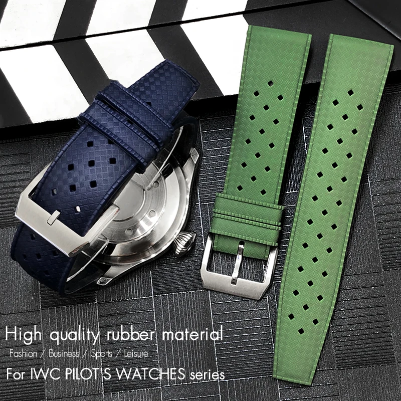 Good Quality Rubber 23 mm Watch Strap 432099-75_K0019038 main image 1