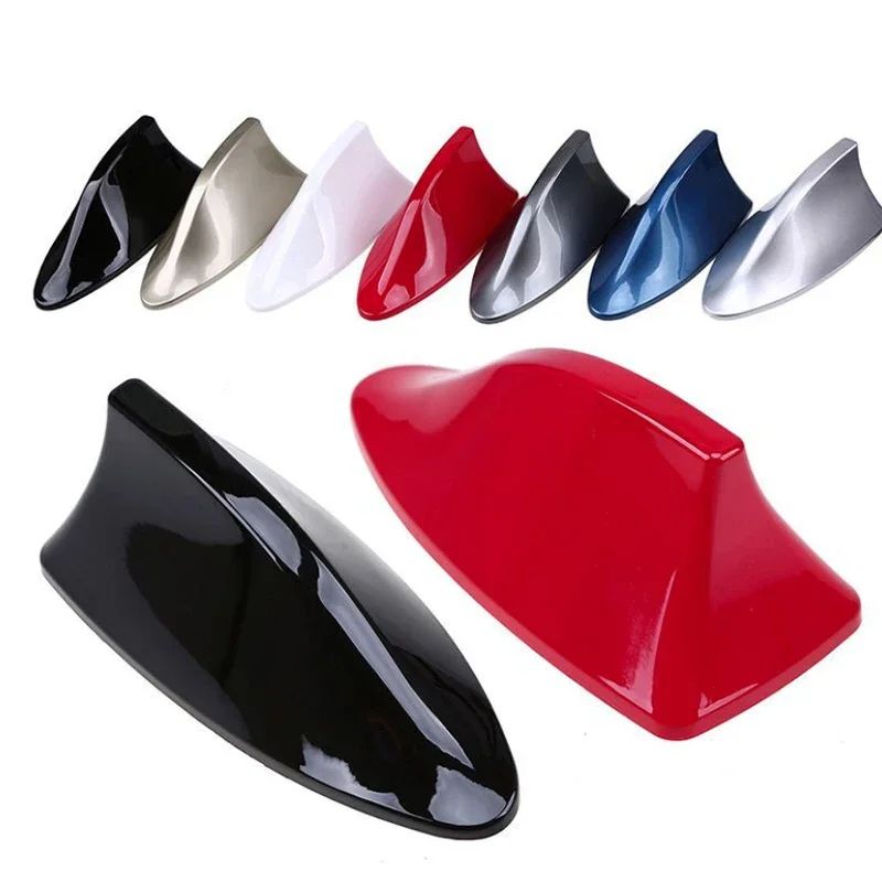 Shark Fin Car Radio Antenna - Sleek FM Signal Enhancing Exterior Auto Styling Accessory