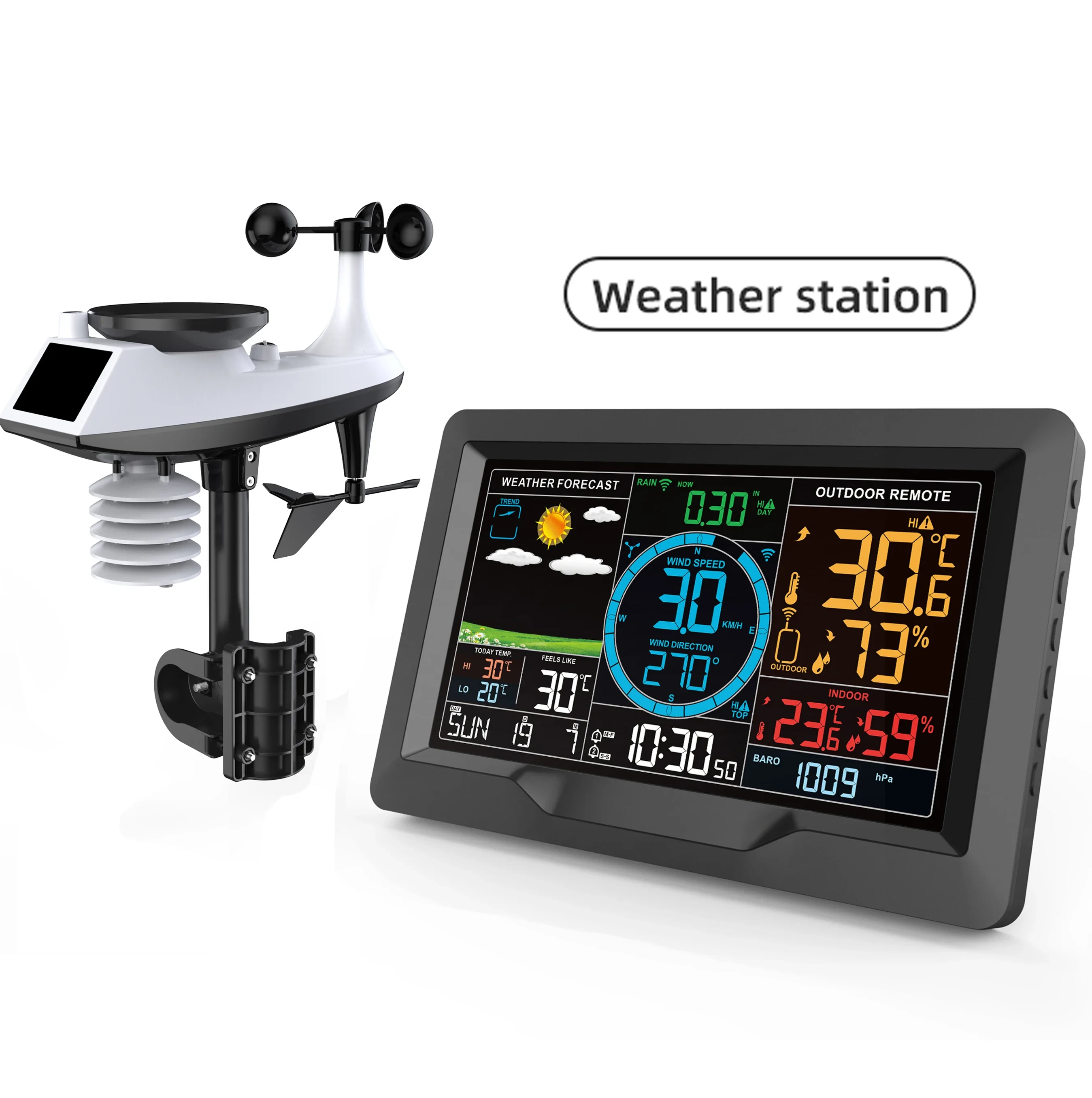 FJ3390AWeatherStationWirelessOutdoorSensorTemperatureHumidity