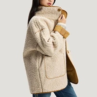 Veste en fausse peau de mouton double face pour femme Adidas Originals Trefoil KT3145 2