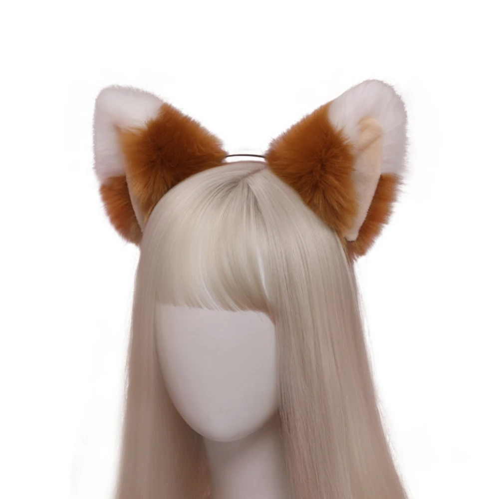 

Furry Animal Cat Fox Ear Hair Hoops Party Cosplay Fur Hairband Girls Fashion Halloween Anime Headbands Headwear Hair Accessories