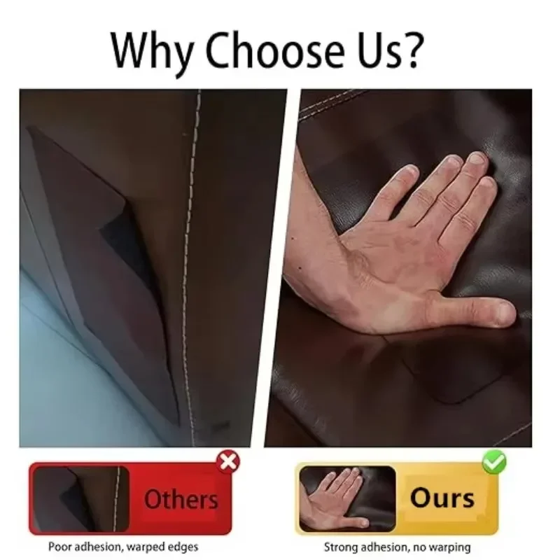 가죽 수리 테이프 소파 가구 소파 자동차 좌석에 대 한 자기 접착 패치 고급 PU 가죽 수리 키트 가죽 패브릭 스티커