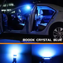 Premium Car Interior LED Lights Kit Canbus - Enhanced Brightness and Style - Octavia MK2 1Z5 -11P (8000K White Blue)