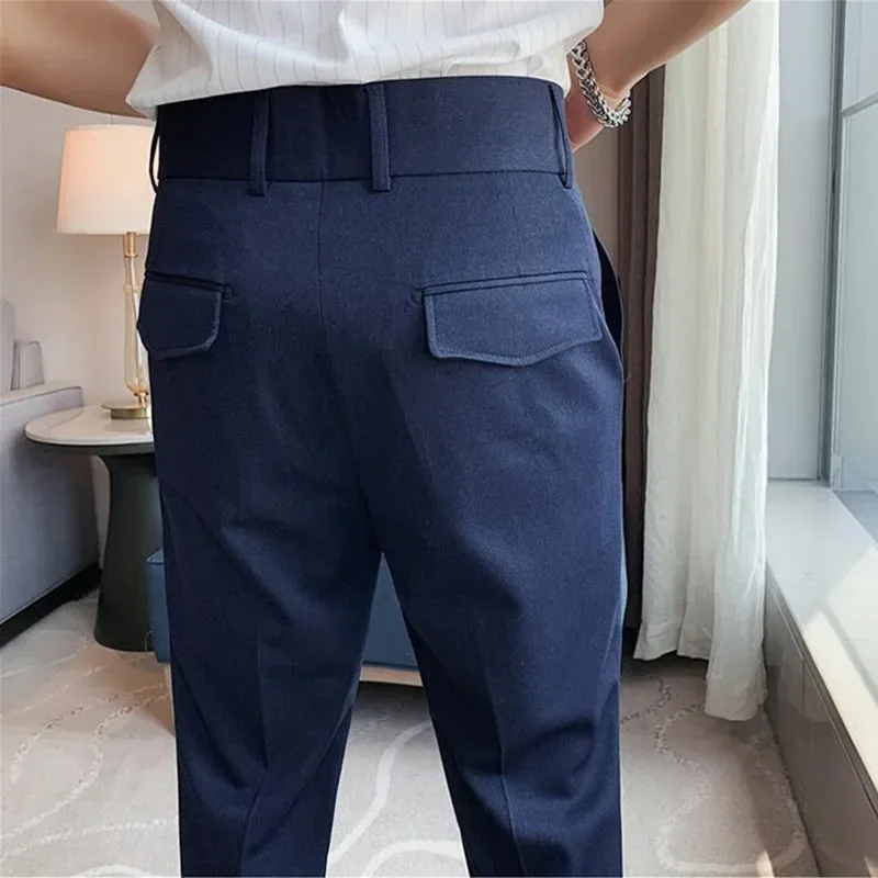 2024 Wedding Dress Pants for Men Business Suit Pant Casual Slim Formal Pants Pantalon Costume Men Suit Trousers Plus size 29-36