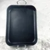 Rectangular Non-Stick Frying Pan, Rectangle Frying Pan Nonstick Aluminum Alloy Flat Single Bottom Fry Pan with Handles for Home 4