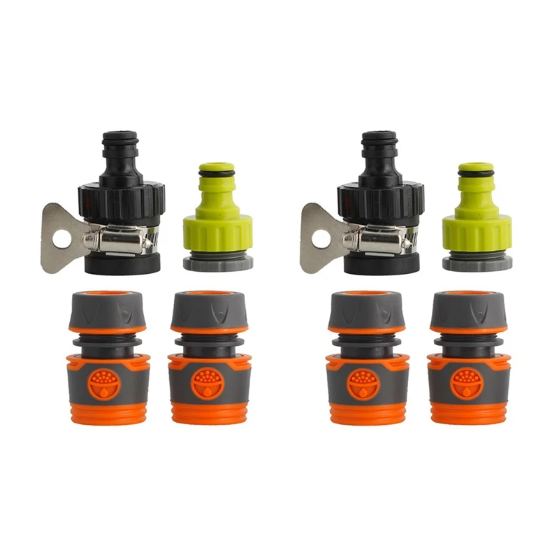 

2 комплекта прочный универсальный адаптер для водопроводного крана шланг для орошения сада диаметр 13-24 мм