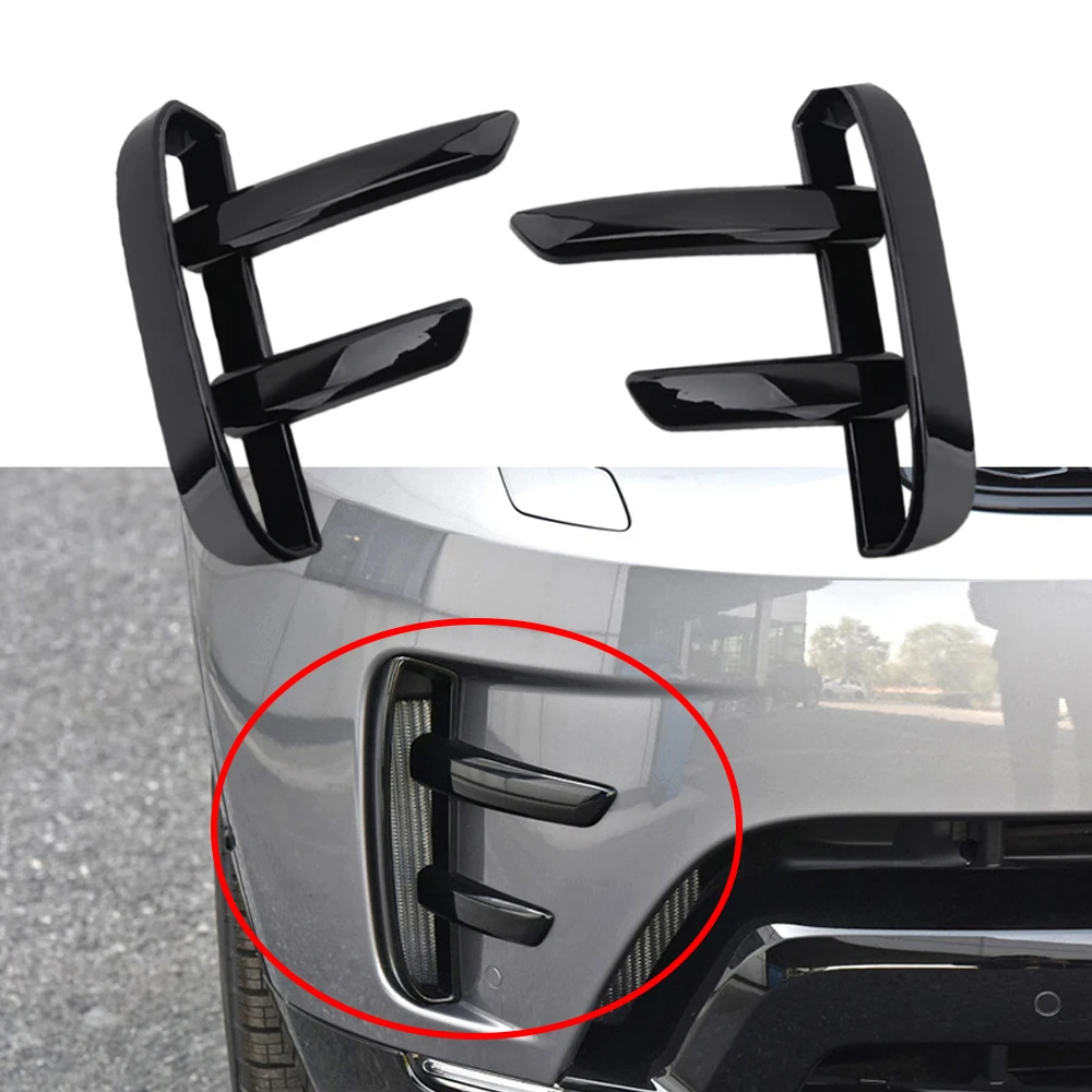 

2x ABS Fog Light Cover LR082889 For Land Rover Discovery 5 2017-2019 Car Front Bumper Air Intake Vent Trim Grille Air Vent Cover