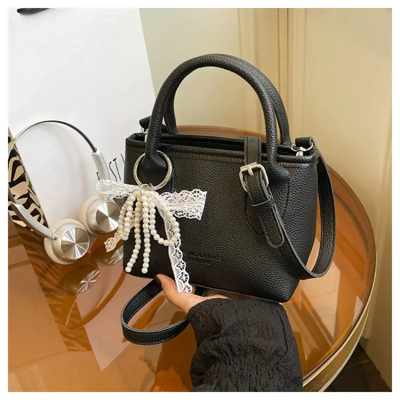 Simple Square Shoulder Bags For Women Solid Color Versatile Ladies Crossbody Bag - 5