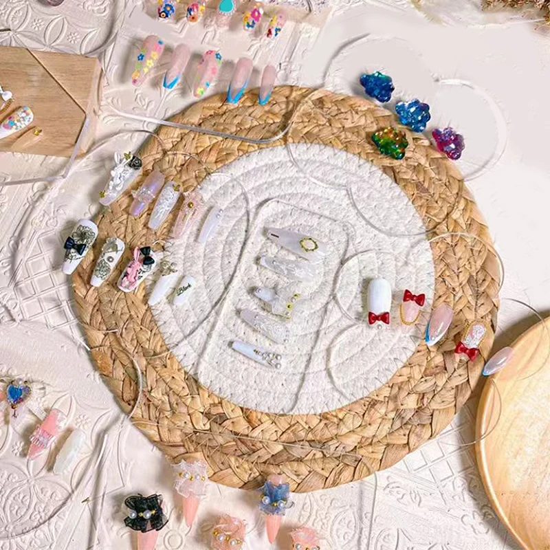 Acrylic Nails Art Color Palette Nail Art Photo Showing Board Circular Irregular Cosmetic Color Palettes Multifunction Display