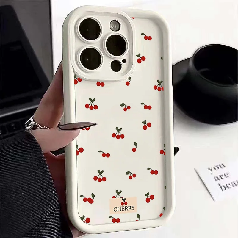 Strawberry Blueberry Silicone Phone Case Cover