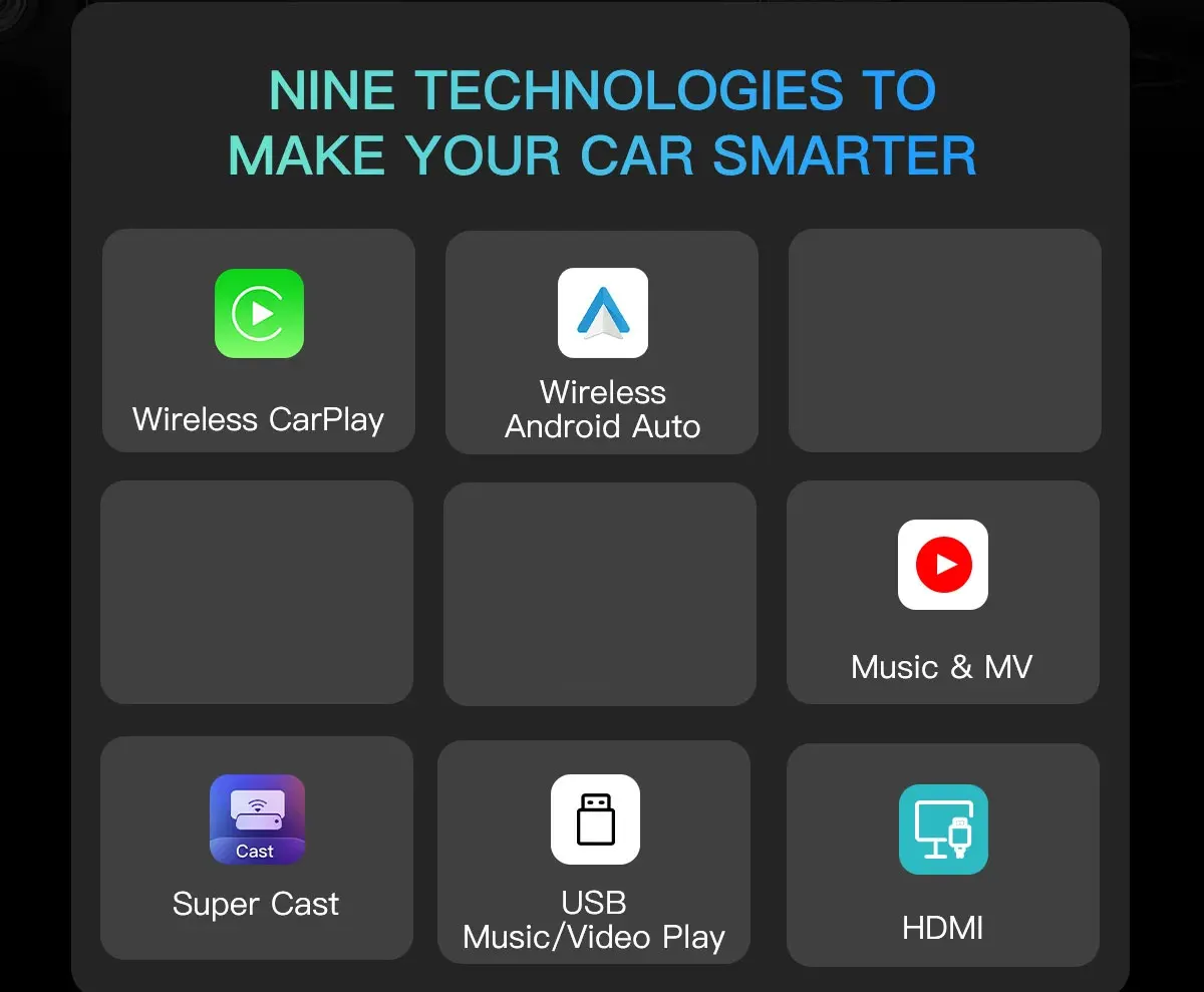 2023 ο  Carplay  ȵ̵ ڵ  BYLITU Carplay Ai Box ̴ TV ڽ Netflix  YouTube ȵ̵ 11 մϴ.