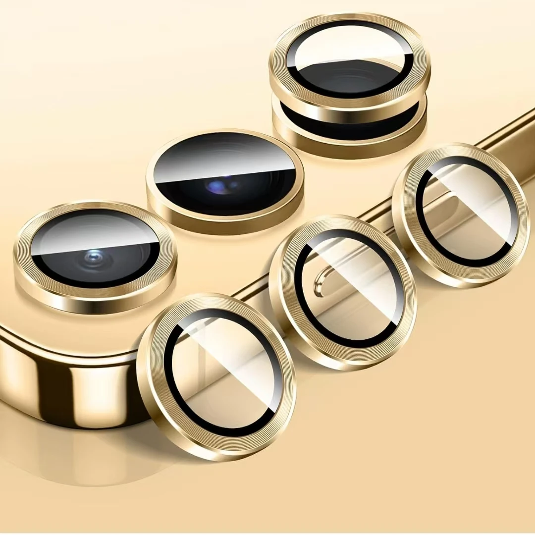 3-Pack Premium Phone Lens Tempered Glass Protectors