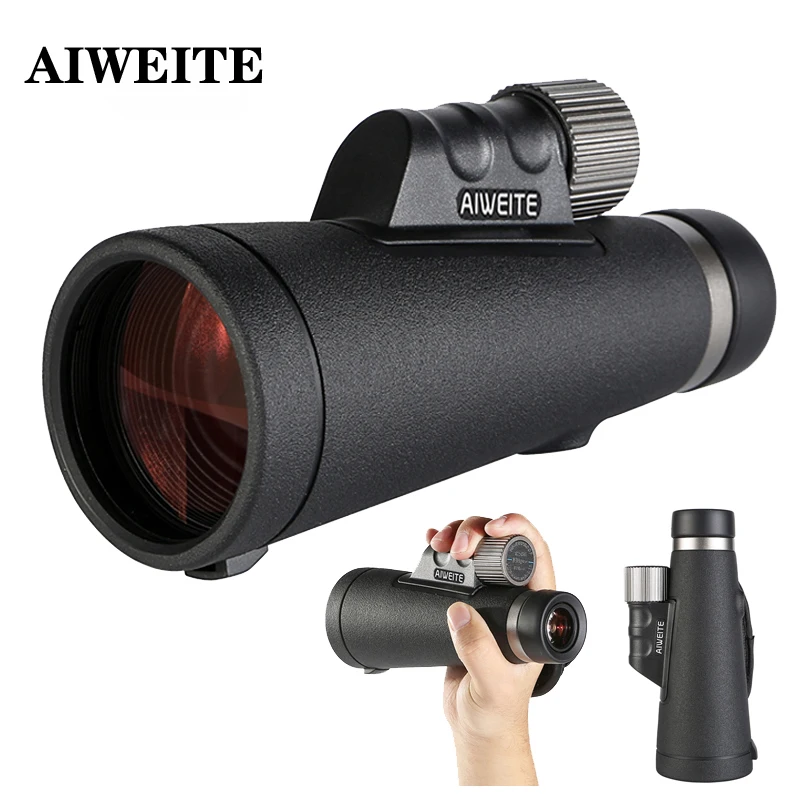 Aiweite 12x56 PRO ED Lens Telescope Large Eyepiece HD Monocular Ultra Fully Multi Coated BAK4 Prism Waterproof For Bird Hunting 2