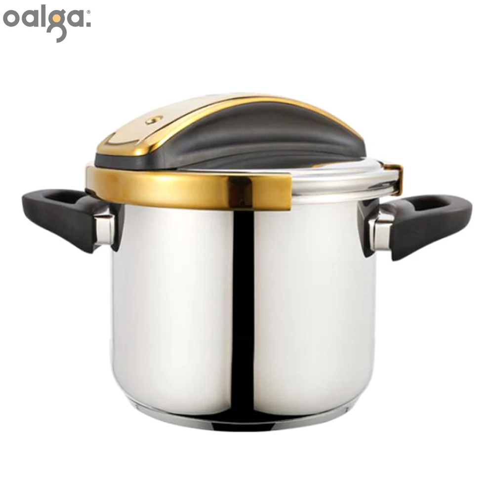 

Universal 304 Stainless Steel Pressure Cooker Explosion Proof Household Gas Induction Cooker Stew Cooking Olla Presion Arrocera