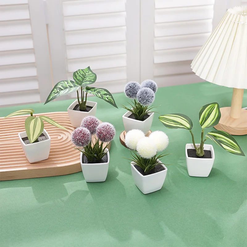 1 Set Simulation Mini Potted Plant