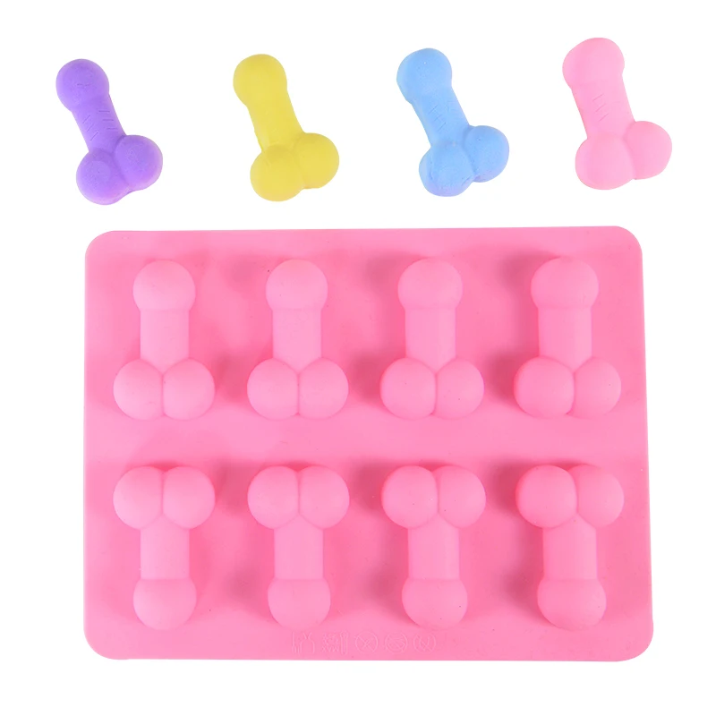 3D Sexy Penis Cake Mold Dick Ice Cube Tray Silicone Soap Candle Moulds  Sugar Mould Mini Cream Forms Craft Tools Chocolate Tool - AliExpress