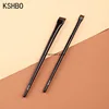 KSHBO 2pcs/set Brow Contour Brush Eyebrow Eyeliner Brush Portable Small Angled Eyebrow Liner Brush Women Makeup Cosmetic Tools