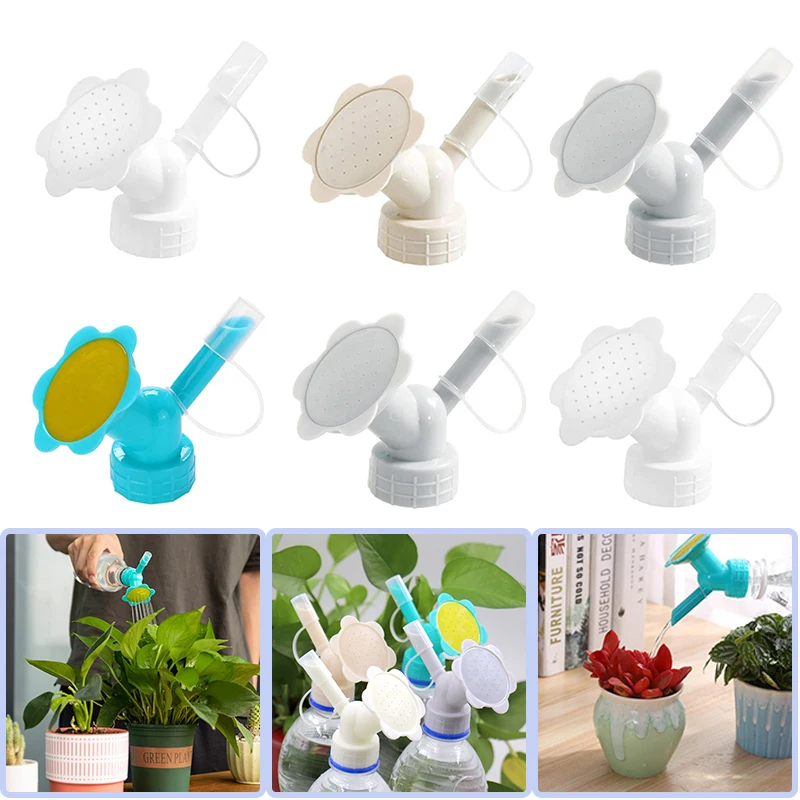 Watering nozzle bottle cap sprinkler 1/2Pcs watering sprinkler nozzle multi-role sunflower watering can bottle head for flowers plants garden balcony home accessories