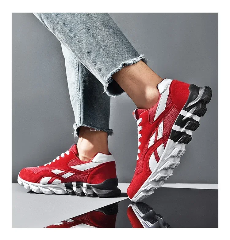 Baskets Running Homme — Semelles Épaisses & Respirantes S41a0f381de1b445cb78ad00f649c865cI