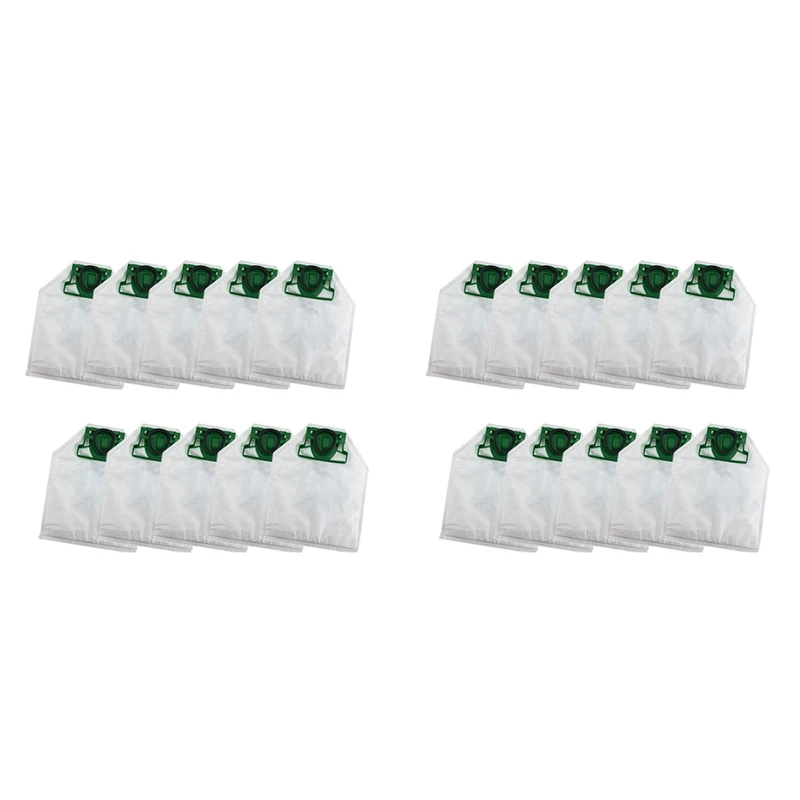 Confezione Da 20 Sacchetti Per La Polvere Per Vorwerk Vk200 Fp200 Aspirapolvere Parti Pulitore Smart Sweeping Robot Aspirapolvere Accessori