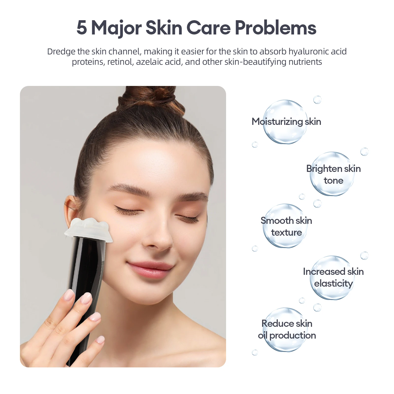 Oxygen Bubble Pen CO2 Oxygen Portable Facial Machine CO2 Gel Facial Skin Care Device Facial SPA CO2 Bubble Oxygen Beauty Machine 3