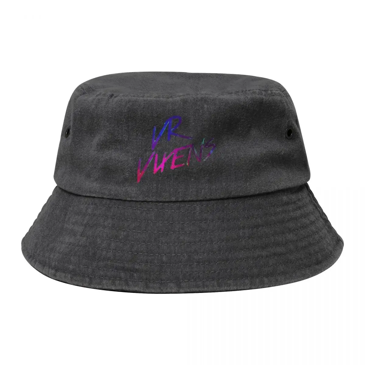 

VR Vixens Logo Racerback Cowboy Denim Fisherman Hat With Printing
