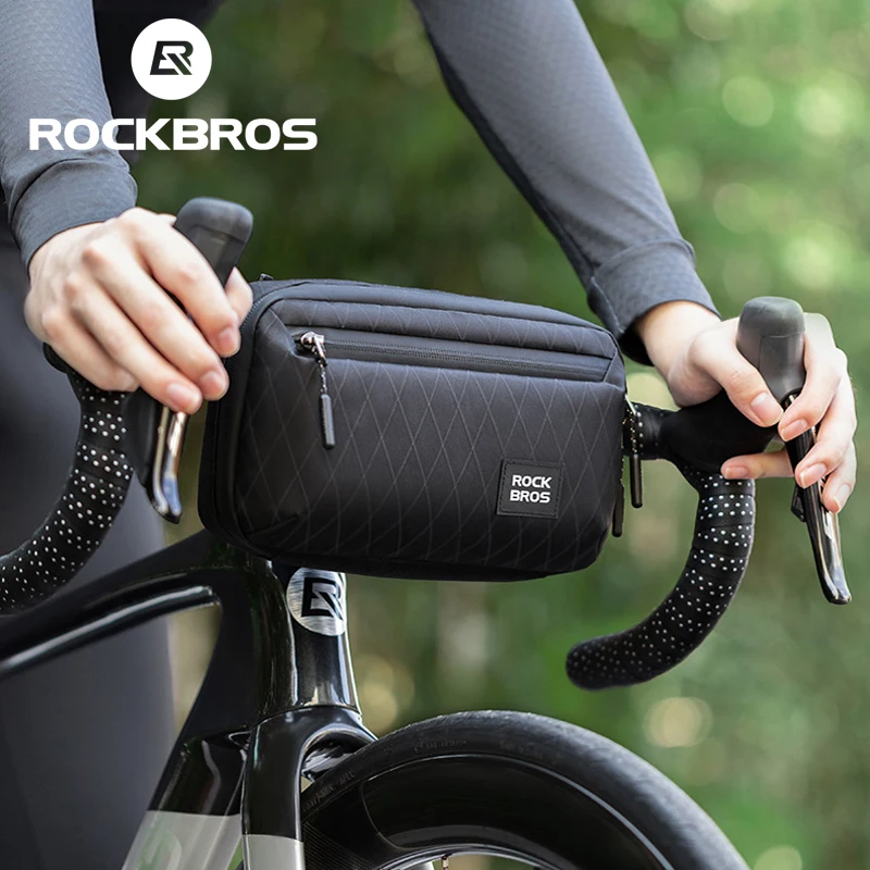 Panier-sacoche vélo,ROCKBROS sac de vélo réfléchissant haute étanche