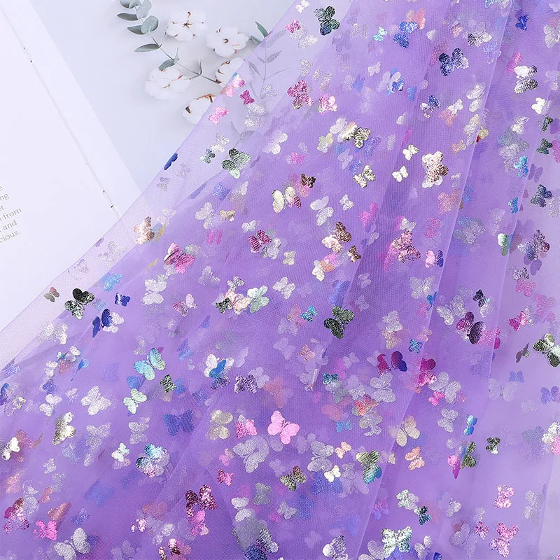 

Новинка Бабочка из фольги сетчатая ткань игрушка детская юбка-пачка головной убор банная шапочка аксессуары для одежды Мягкая сетчатая ткань