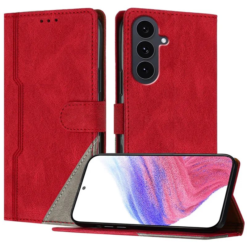 Magnetic Stand Wallet Flip Cover Phone Case with Protective Storage