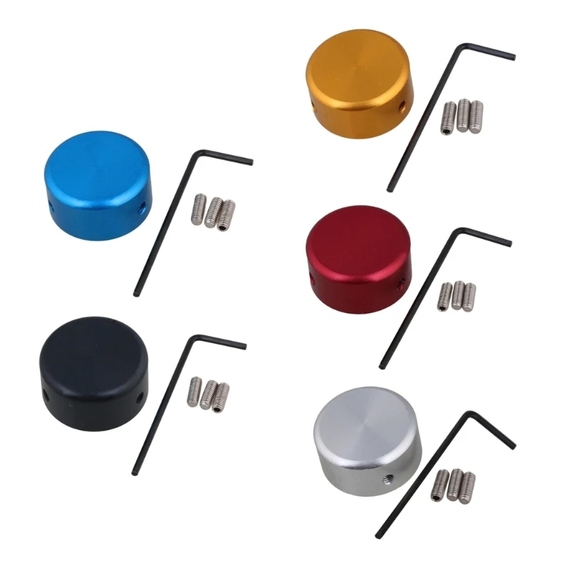 Guitar Effect Pedal Foot Nail Caps Pad Cover Aluminum Alloy Tools Parts Foot Switch Toppers Knobs G99D
