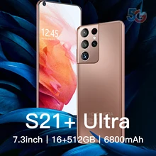 

Smart Phones S21 Ultra 16GB 512GB Global Version 6800Mah Celular Unlocked 4G 5G Cellphones Gaming Android MobilePhones