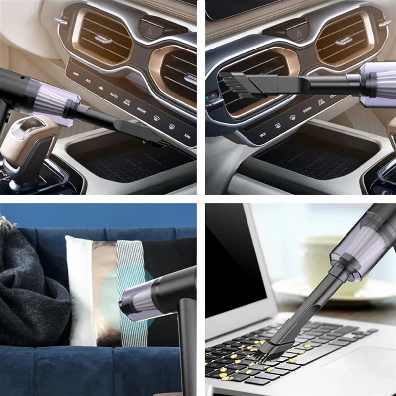 Car Wireless Vacuum Cleaner 20000PA Mini Gun style Cleaner Handheld Portable Vacuum For Car Interior Home Appliance
