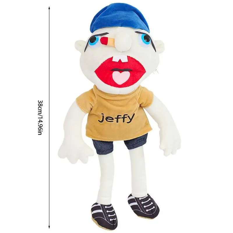Jeffy Hand Puppet Plush Butter Stuffed Figure for Play House