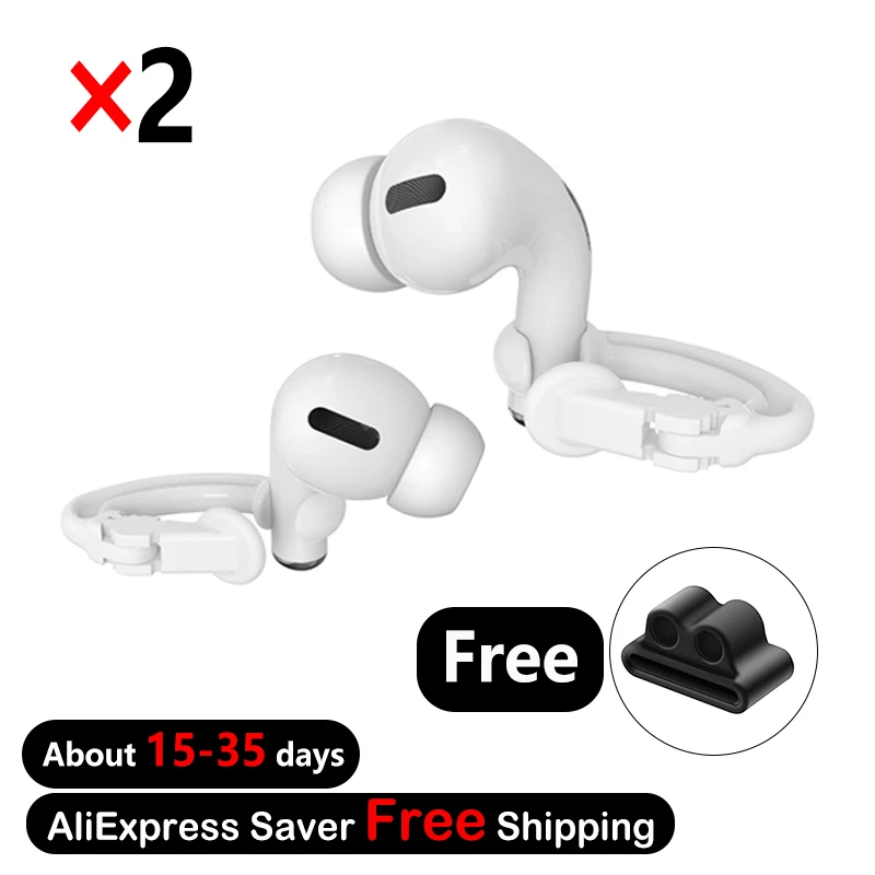 Silicone Clip for AirPods earhooks wireless earphone socket stand case