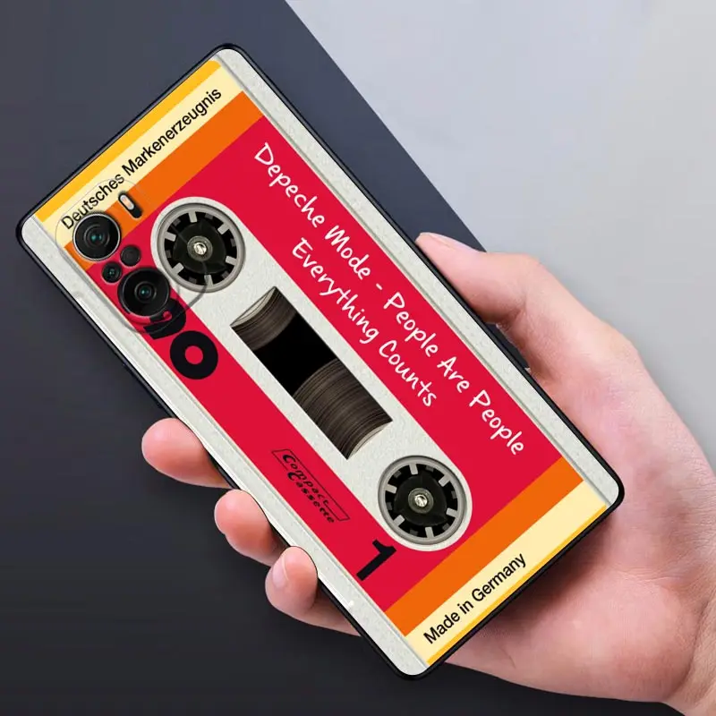 Vintage Cassette Tape Design Soft Phone Cover