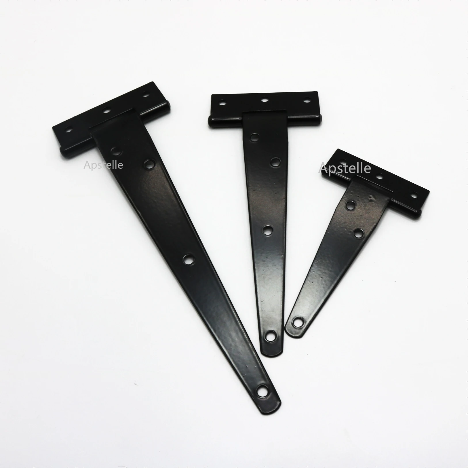 1 Pcs Black Paint T Shape Triangle Hinge Cabinet Shed Wooden Door Gate Hinges Hardware stainless steel hinges door hinges