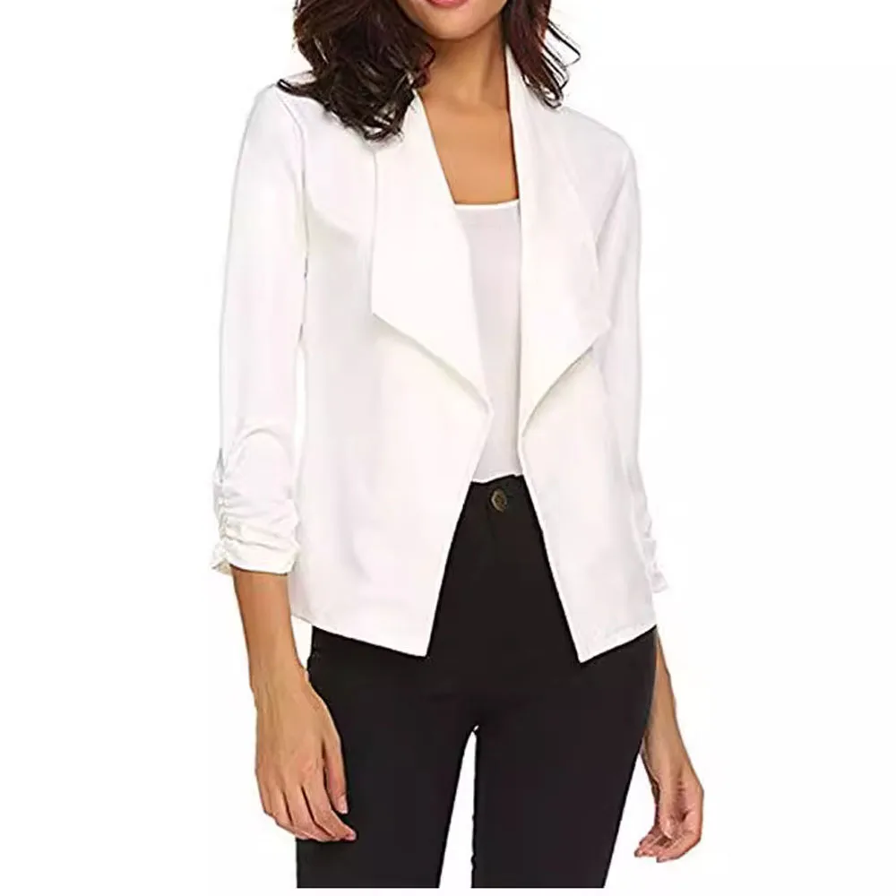 Women Slim Blazer Coat Autumn Spring