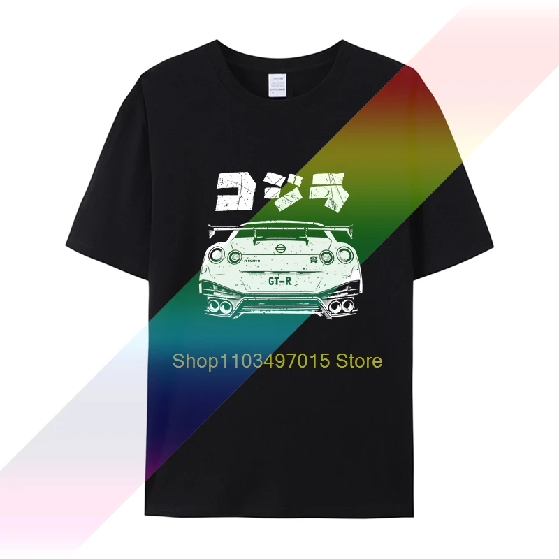 Футболка Nismo GT-R R35 JDM Футболка-мужская и женская с принтом экрана