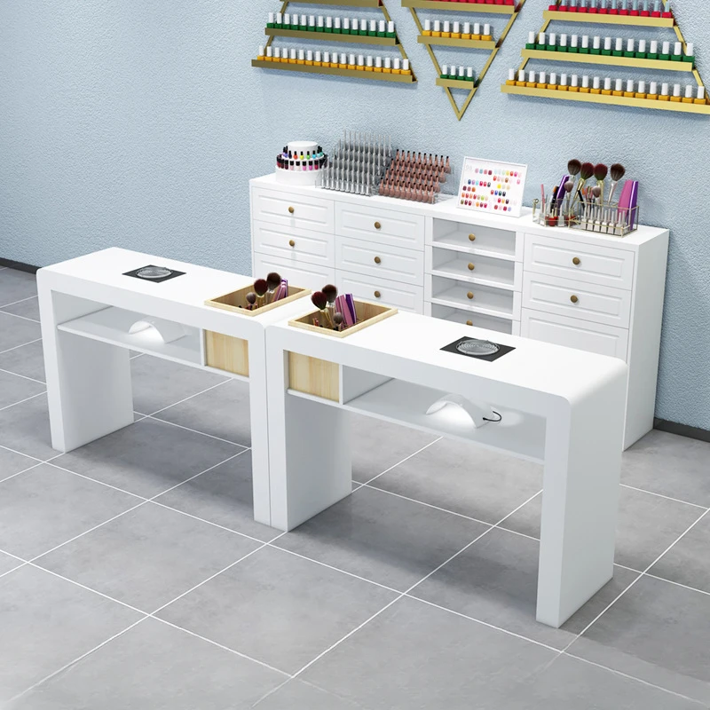 

Nail salon decoration, lacquer, Japanese-style simple and economical nail art tables and chairs, single and double