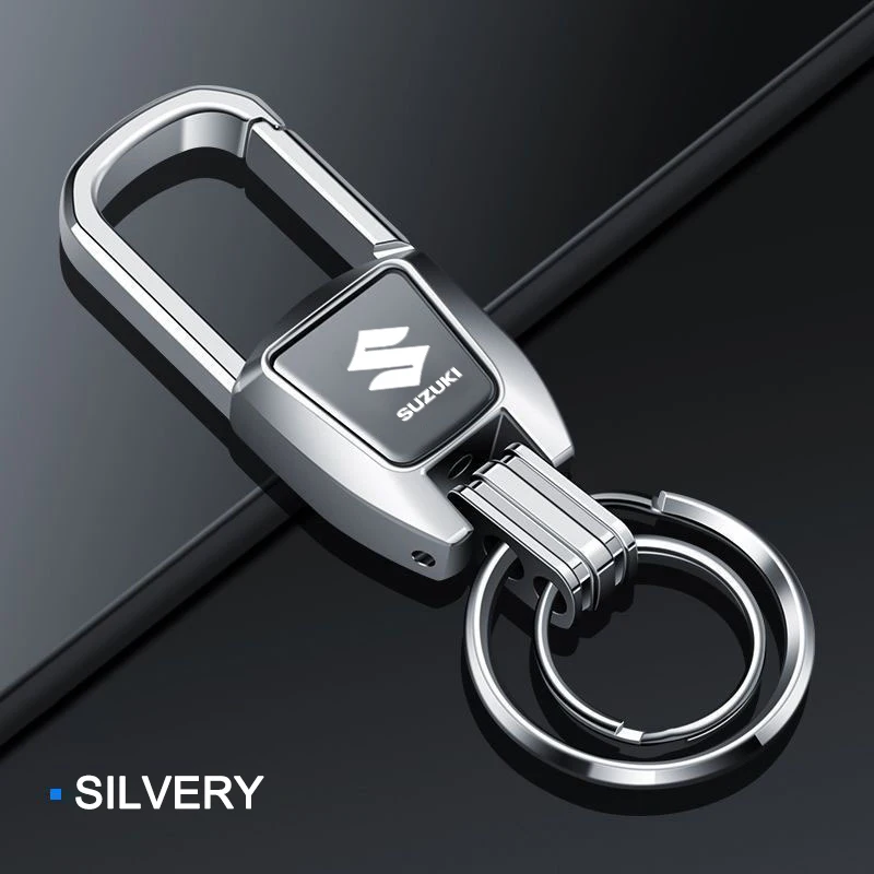 High-quality Car Stainless Steel Keychain KeyRing Accessories For