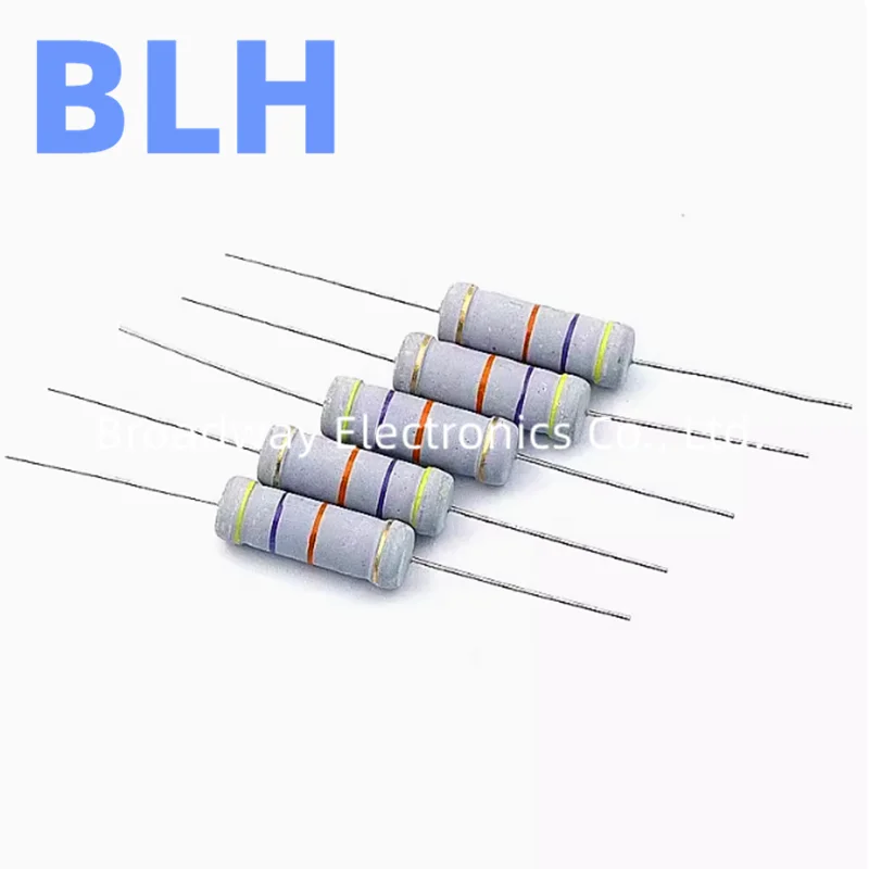 50PCS 2W Carbon Film Resistor 5% 360R 390R 430R 470R 510R 560R 620R 680R 750R 820R 910R 1K 1.2K 1.5K 1.8K 2K 2.2K 2.4K 2.7K Ohm