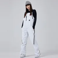 MUTUSNOW Winter Warm Waterproof Men And Women‘s Ski Strap Pants Breathable Snowboarding Trousers Male And Female Snow Overalls 1