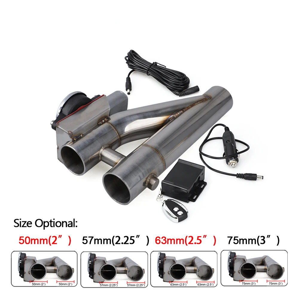 Universal2225253DoubleValveElectricExhaustCutOutValve