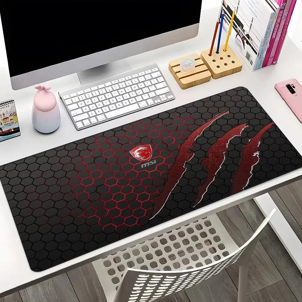 Msi Rgb Mouse Pad Large Computer Gaming Accessories Mousepads Desk Mats Carpet Anti-Slip Computer Mouse Pads