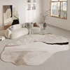 Luxury Retro Carpets for Living Room Irregular Shape Bedroom Decor Soft Carpet Modern Art Cloakroom Rug Thickened Anti-slip Mat 1